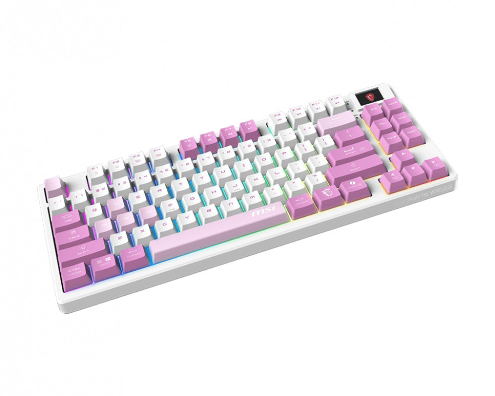 Teclado Inalámbrico MSI Forge GK600 | Tenkeyless | Bluetooth | USB