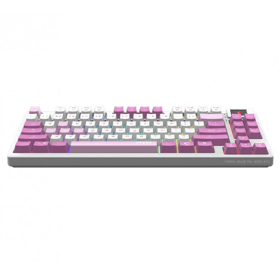 Teclado Inalámbrico MSI Forge GK600 | Tenkeyless | Bluetooth | USB