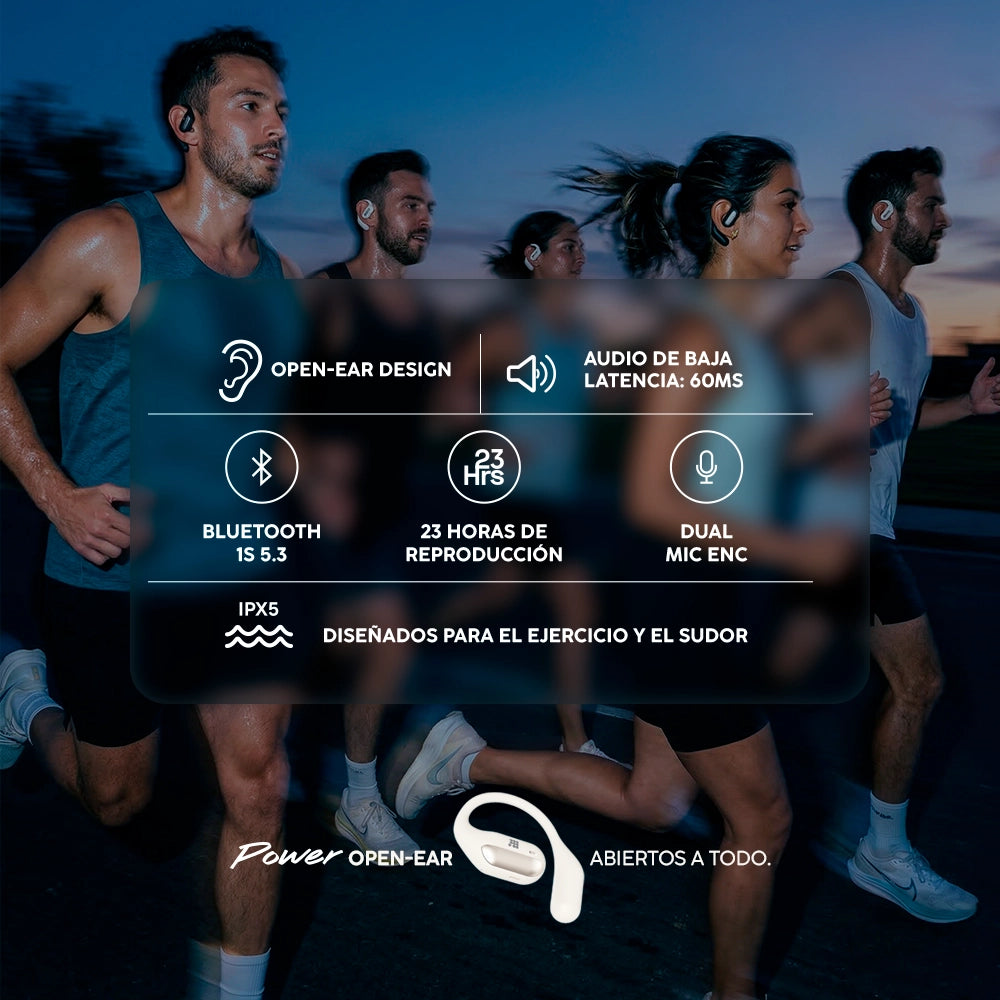 Audífonos Inalámbricos Cubitt Power Open-Ear Earbuds | Bluetooth
