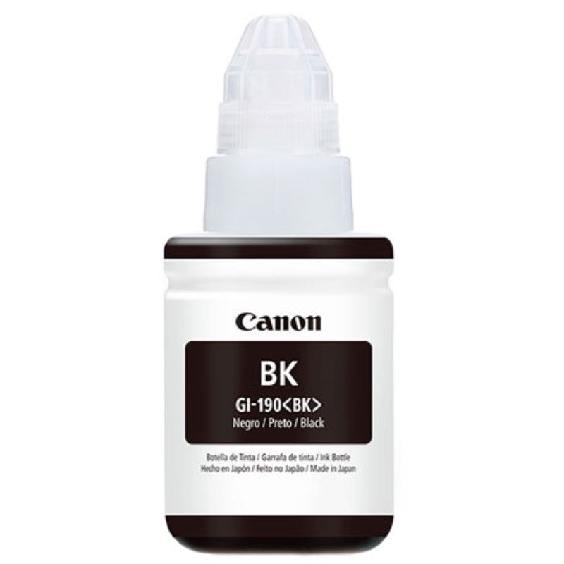 Tinta Canon GI-190BK | Negro | Botella