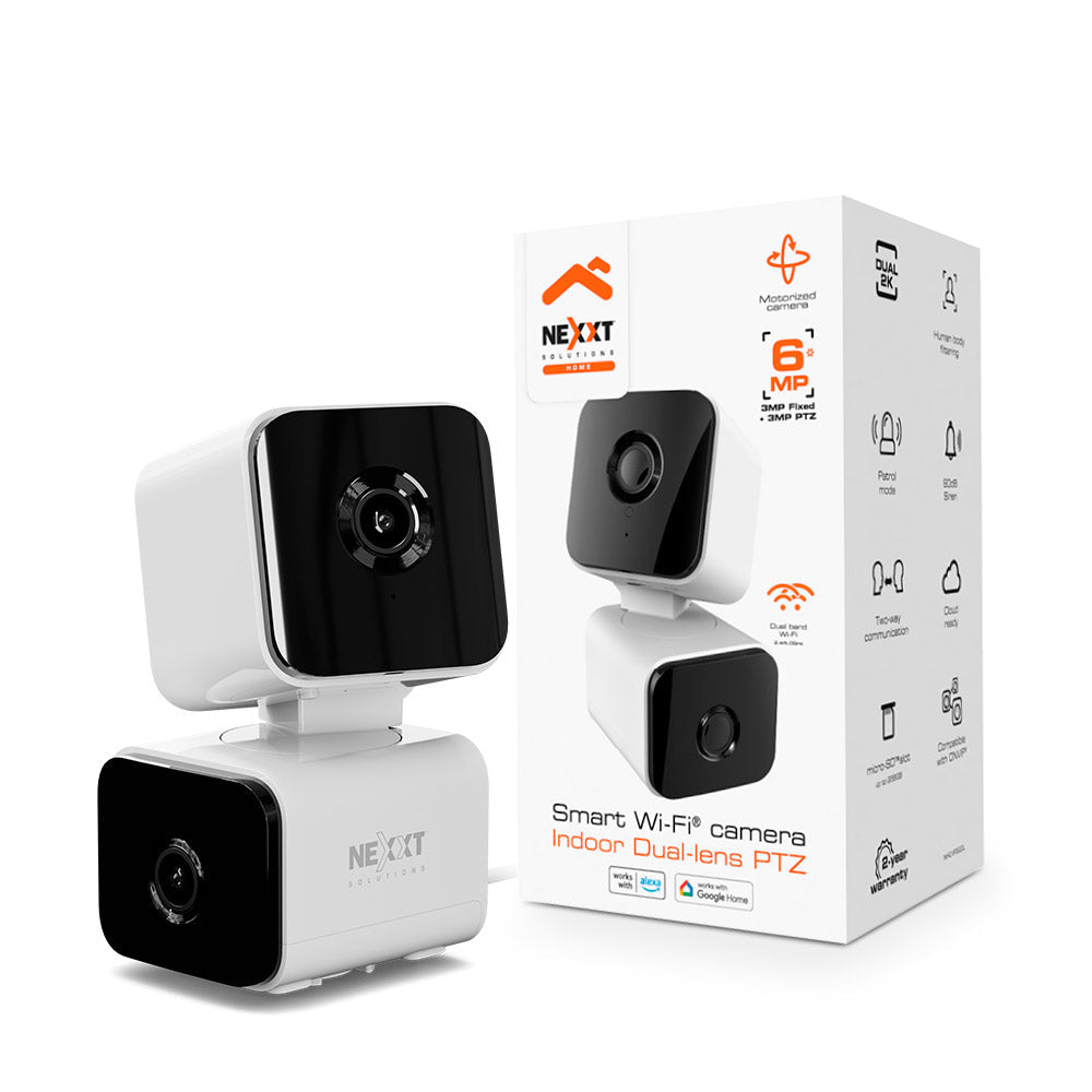 Cámara de Vigilancia Nexxt NHC-IP30DL | 2K QHD | Doble Lente | Para Interiores