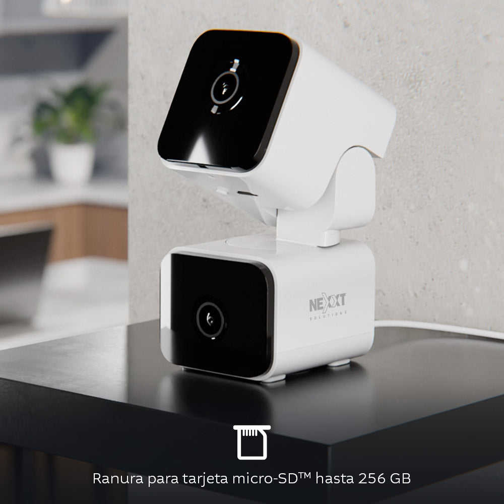 Cámara de Vigilancia Nexxt NHC-IP30DL | 2K QHD | Doble Lente | Para Interiores