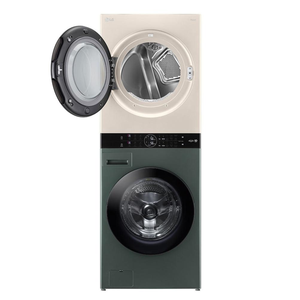 Centro de Lavado a Gas LG WashTower WK25GBS6 25KG ThinQ Color Beige Lavadora Lavadoras Multimax Panama  PSN0111247