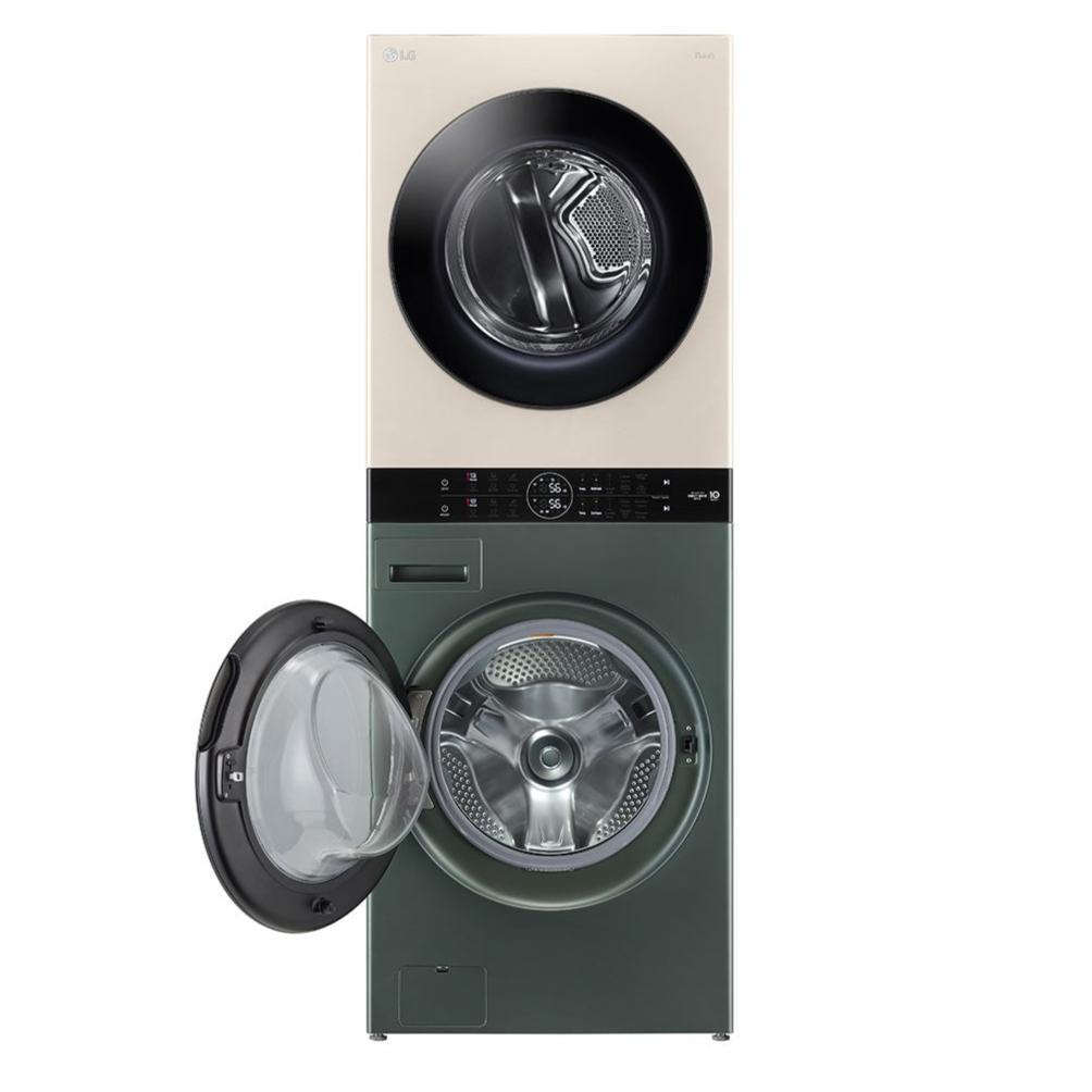 Centro de Lavado a Gas LG WashTower WK25GBS6 25KG ThinQ Color Beige Lavadora Lavadoras Multimax Panama  PSN0111247