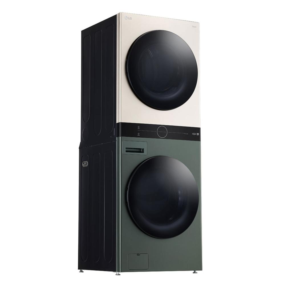 Centro de Lavado a Gas LG WashTower WK25GBS6 25KG ThinQ Color Beige Lavadora Lavadoras Multimax Panama  PSN0111247