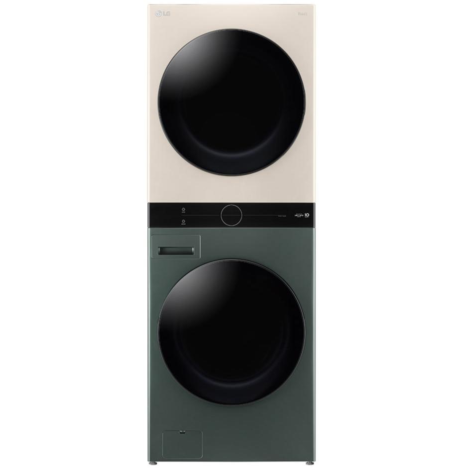 Centro de Lavado a Gas LG WashTower WK25GBS6 25KG ThinQ Color Beige Lavadora Lavadoras Multimax Panama  PSN0111247