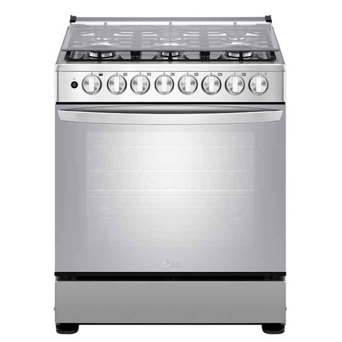 Estufa a Gas LG LRGZ5255S | 5.2 pies cúbicos | 6 Quemadores | Color Silver - Multimax