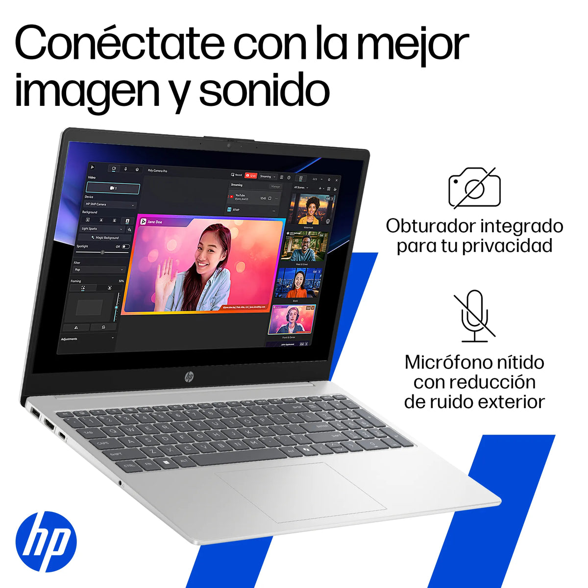 HP 15-FD0331LA | Intel Core 3-100U | 8GB RAM | 512GB SSD | 15.6" | Windows 11 Home