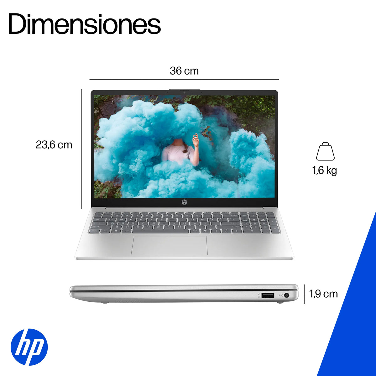 HP 15-FC0372LA | AMD Ryzen 7-7730U | 16GB RAM | 512GB SSD | 15.6" | Windows 11