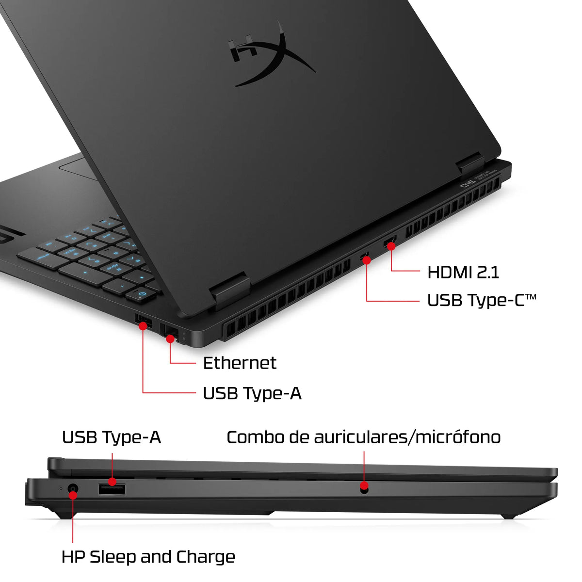HyperX OMEN 15-GA0001LA | Intel Core i7-14650HX | 16GB RAM | 512GB SSD | 15.6" | GeForce RTX 5060 | Windows 11