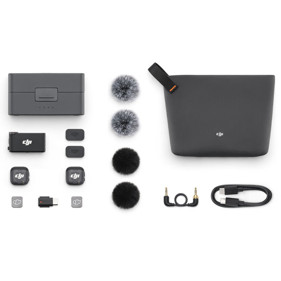 Micrófono DJI Mic 3 | 2 Transmisores | 1 Receptor | Estuche de Carga