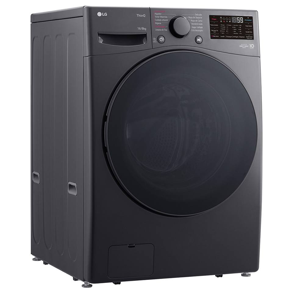 Lavadora y Secadora LG WD16MG2S6P | 2 en 1 | 16kg | Eléctrica | Color Gris