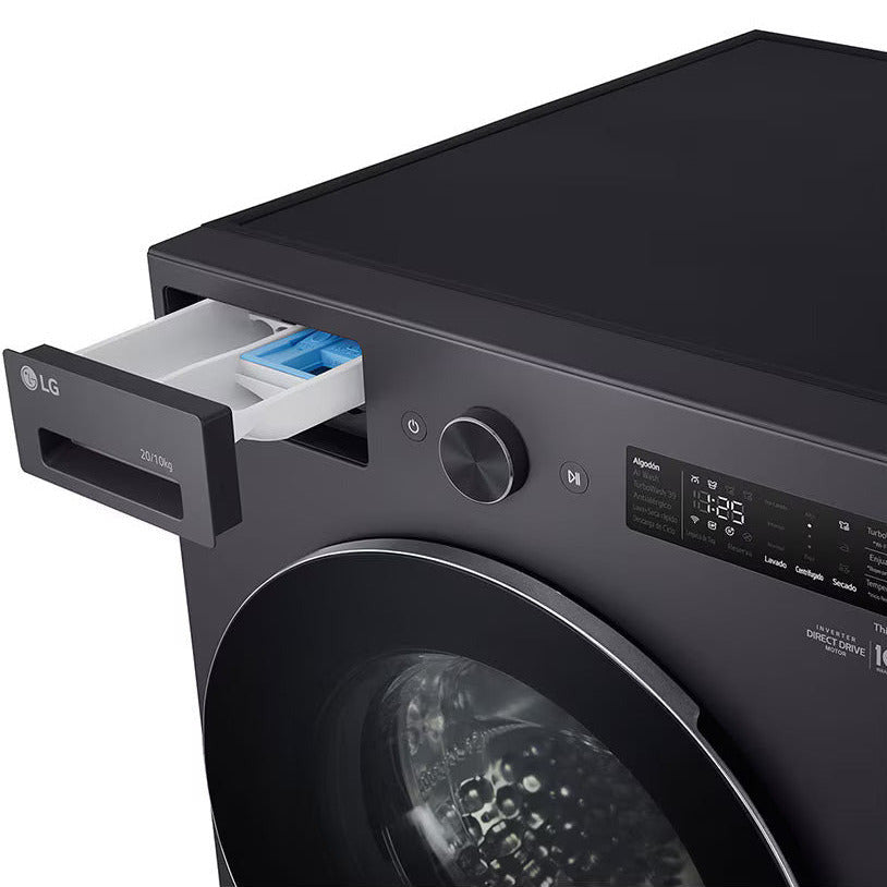 Lavadora/Secadora LG WD16EGNT6PC ThinQ | 16KG | Grafito | 2 en 1 | Eléctrica