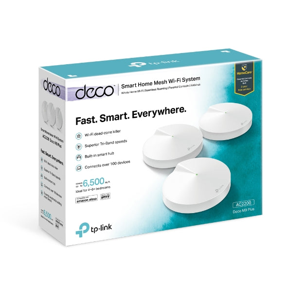 Router Inalámbrico TP-Link Deco-M9-3P | Tipo Mesh | 3 Nodos
