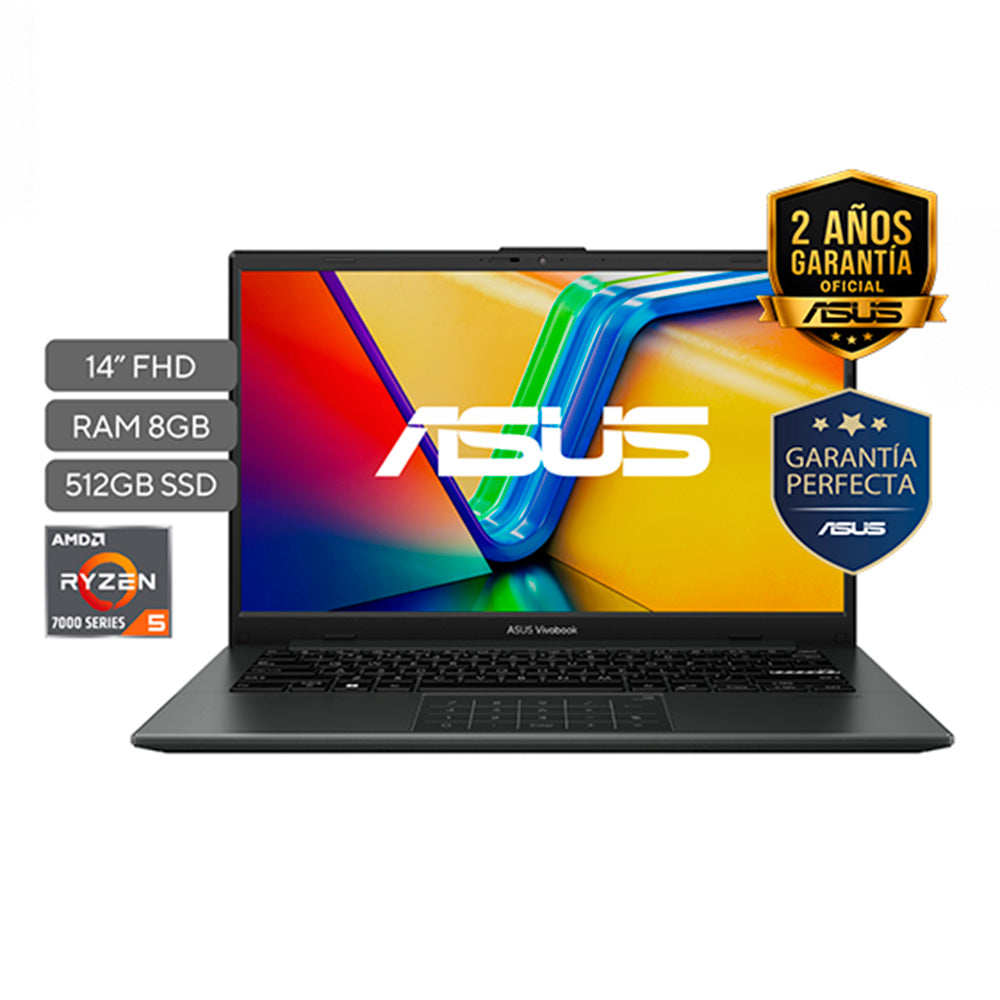 ASUS Vivobook Go 14 E1404FA-NK086W | AMD Ryzen 5-7520U | 8GB RAM | 512GB SSD | 14" | Windows 11 Home