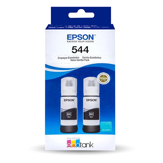 Tinta Epson 544 | Negro | Botella | 2-pack