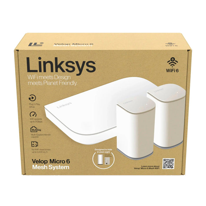 Enrutador Linkys LN11011202 | Tecnología Micro Mesh | Wi-Fi 6