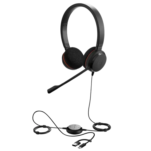 Jabra Evolve 20 UC | Headset | USB-C/A