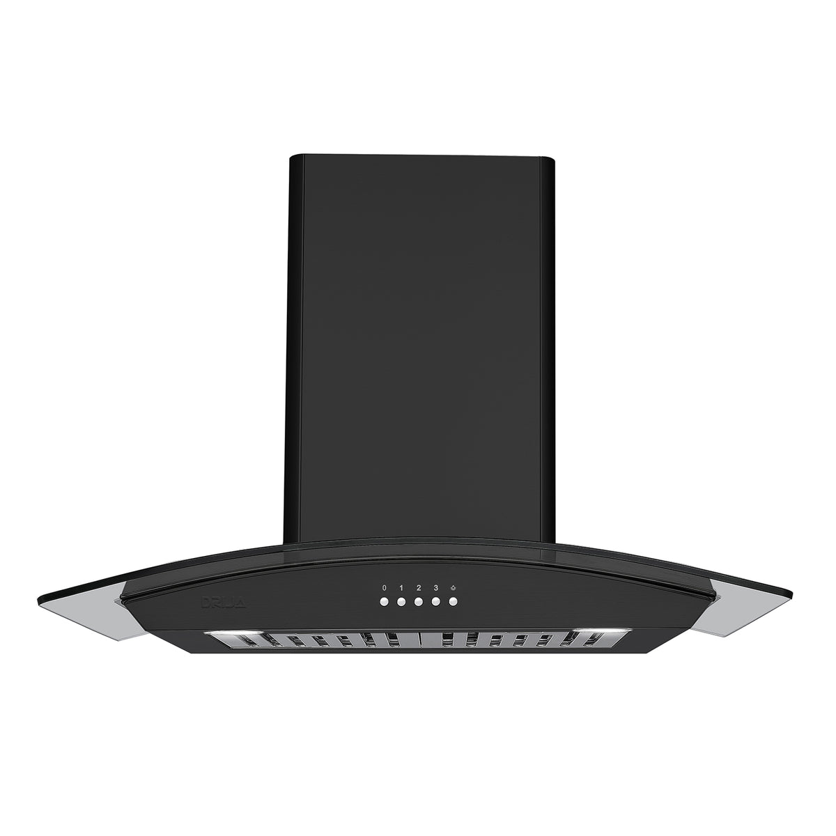 Extractor de Grasa Drija Galaxy 76 Black | 30" | 76 cm | Acero Inoxidable | Tipo Chimenea