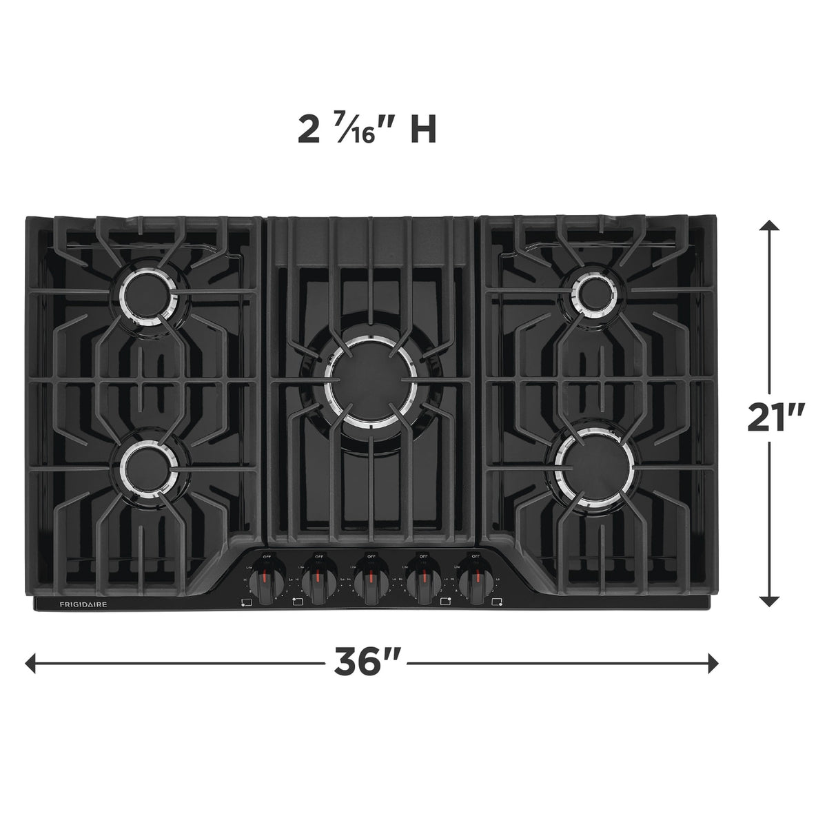 Estufa a Gas Frigidaire FCCG3627AB | 36&quot;