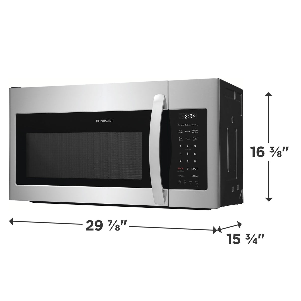 Microondas con Extractor Frigidaire FMOS1846BS | 1.8 Pies Cúbicos
