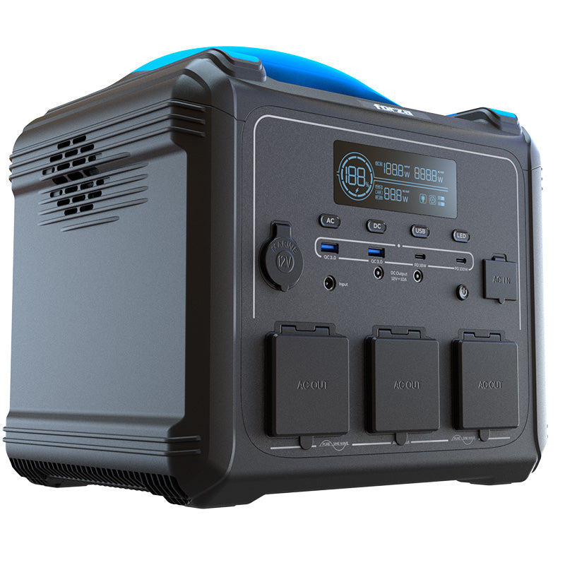 Generador Eléctrico Forza FPP-T1200 | 1200W | USB-A | USB-C | CC | CA