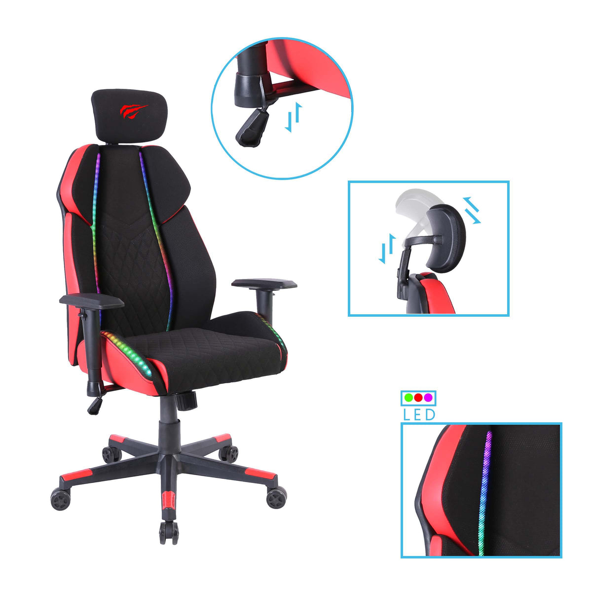Silla Gaming RGB HAVIT GC938