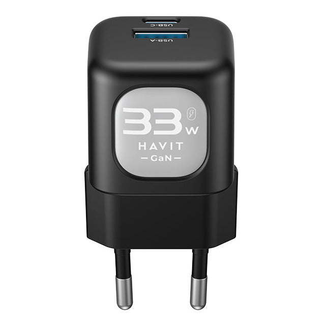 Cargador Dual de Pared Havit UC230 | 33W | USB-C y USB-A
