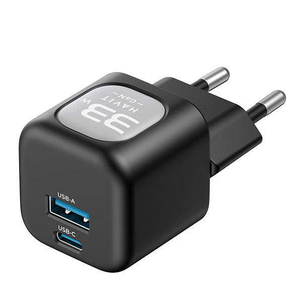 Cargador Dual de Pared Havit UC230 | 33W | USB-C y USB-A