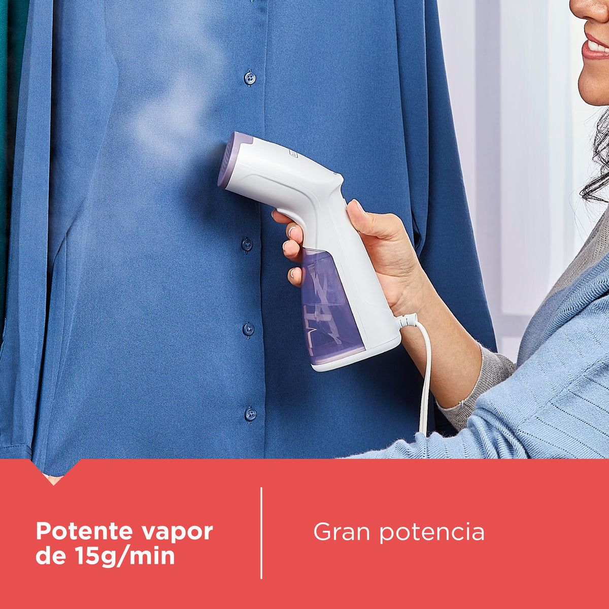 Plancha a Vapor Black &amp; Decker HGS012P-LA