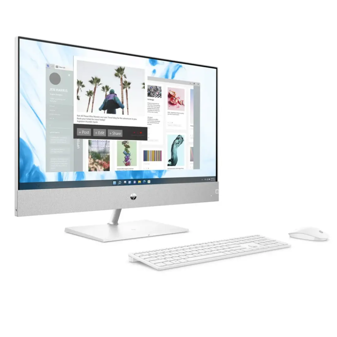 HP Pavilion 27-CA0012LA AMD Ryzen 7 5700U 16GB RAM 512GB SSD | 27&quot; Windows 11 HP Dell Lenovo Apple Computadoras Multimax Panama PSN0111406