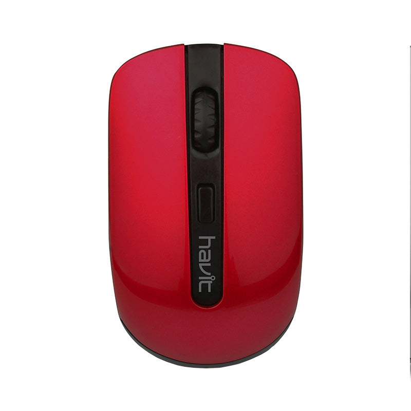 Mouse Inalámbrico HAVIT HV-MS989RD | Color Negro/Rojo