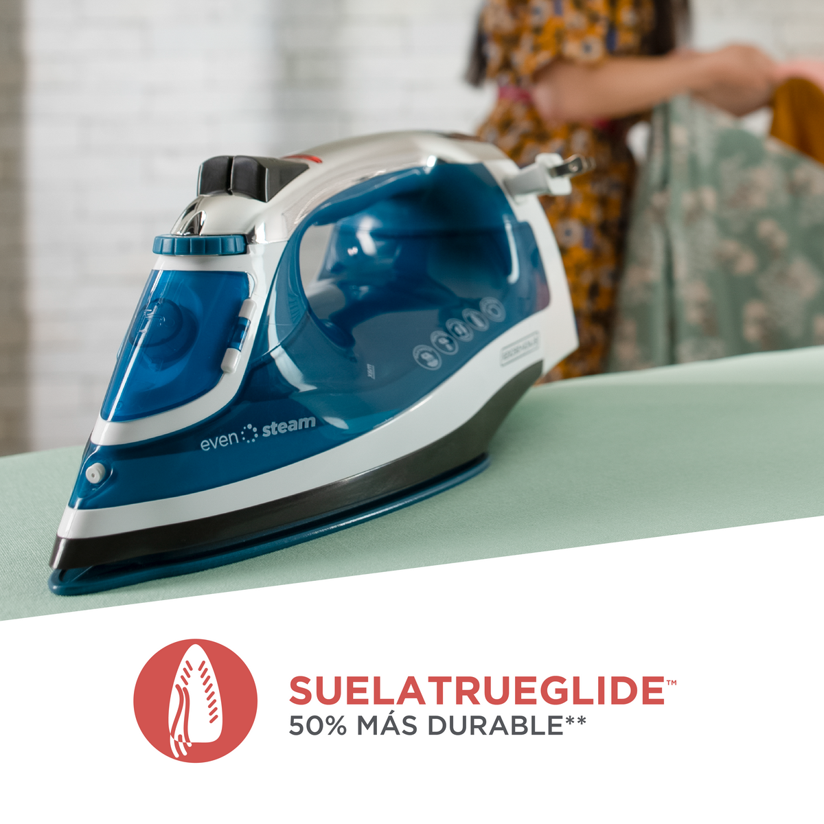 Plancha A Vapor ICR1924 | Ceramica | Cable Retractil
