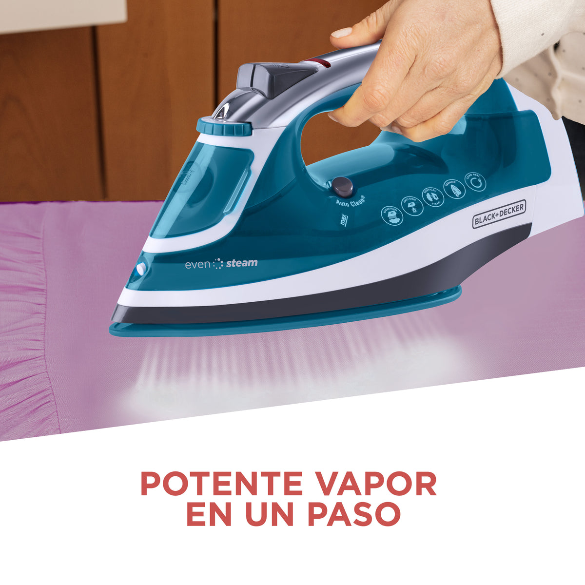 Plancha A Vapor ICR1924 | Ceramica | Cable Retractil