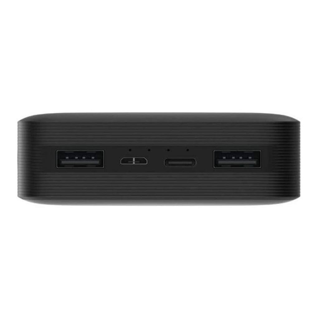 XIAOMI POWER BANK 18W FAST CHARGE 20000mAh USB-C BLACK VXN4304GL ACC CELULAR ADAPTADOR - Multimax