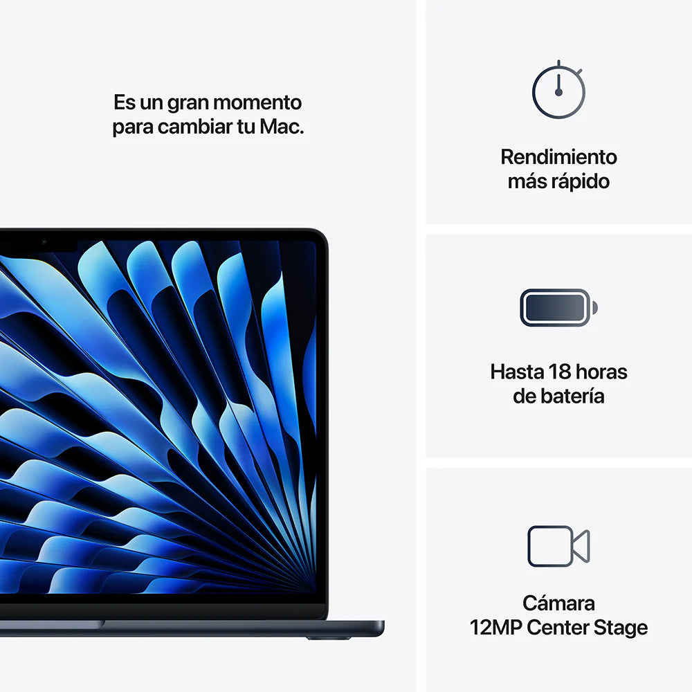 MacBook Air | Apple M5 10 núcleos CPU | 16GB RAM | 1TB SSD | 13" | macOS