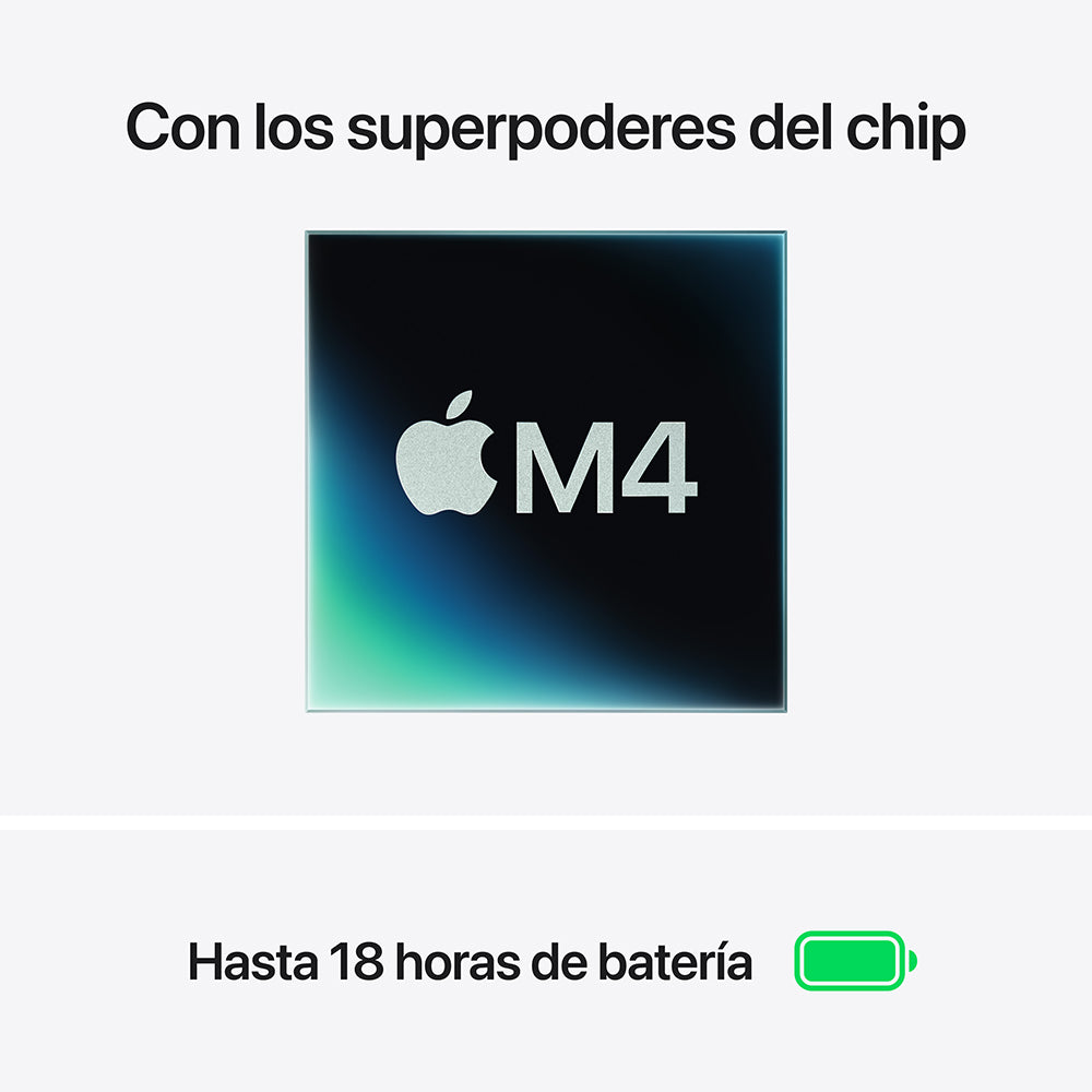 MacBook Air | Apple M4 10 núcleos CPU y 8 núcleos GPU | 16GB RAM | 256GB SSD | 13&quot; | macOS