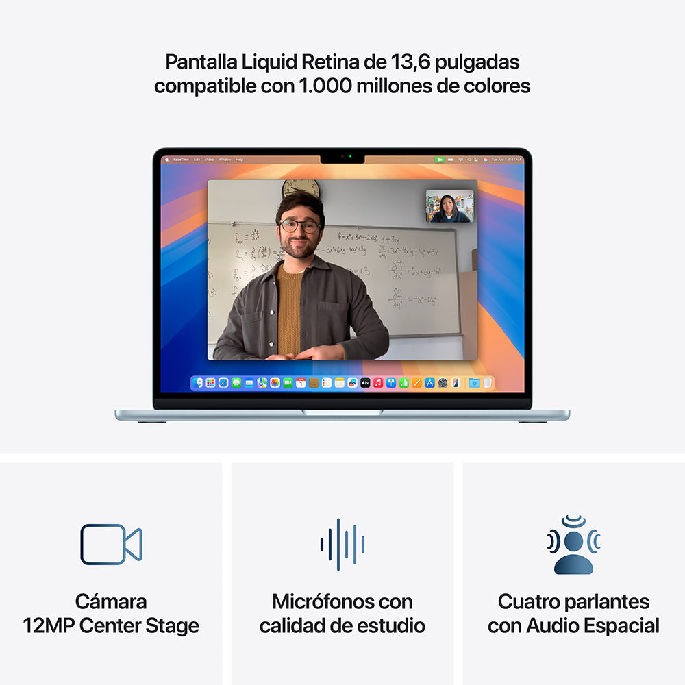 MacBook Air | Apple M4 10 núcleos CPU y 8 núcleos GPU | 16GB RAM | 256GB SSD | 13&quot; | macOS