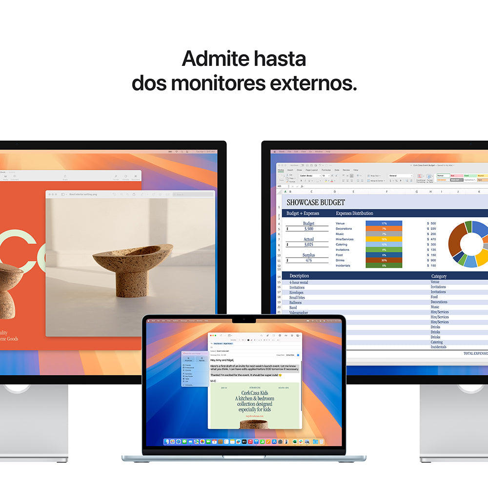 MacBook Air | Apple M4 10 núcleos CPU y 8 núcleos GPU | 16GB RAM | 256GB SSD | 13&quot; | macOS
