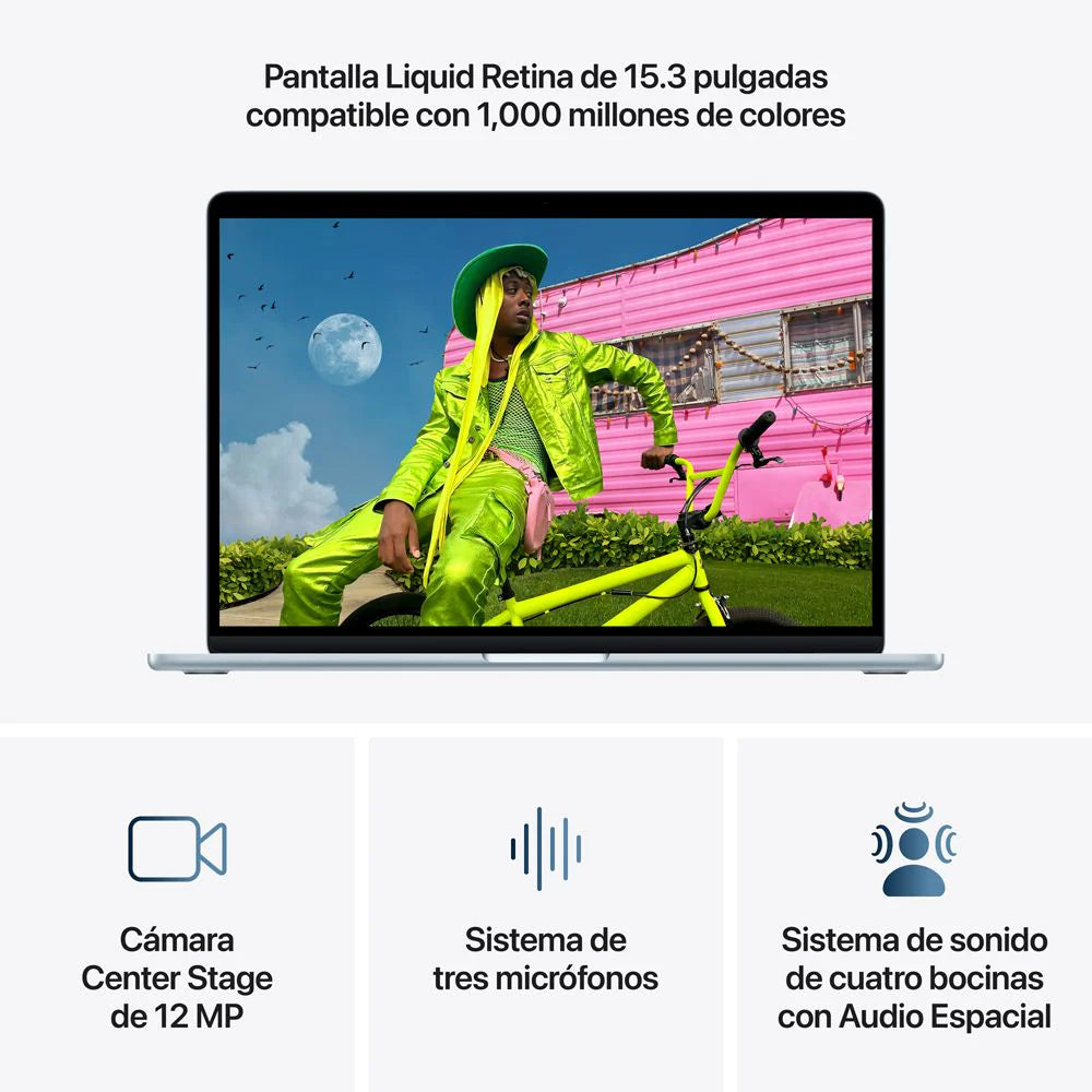 MacBook Air | Apple M5 10 núcleos CPU | 24GB RAM | 1TB SSD | 15" | macOS
