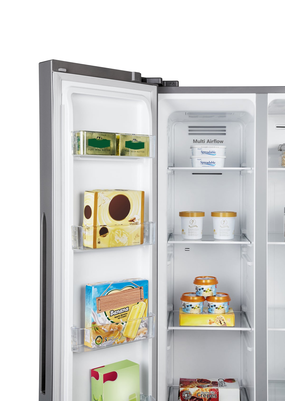 Refrigeradora Hisense RS3P428NEDA2 | Side by Side | 15.6 ft³ | Silver | Inverter