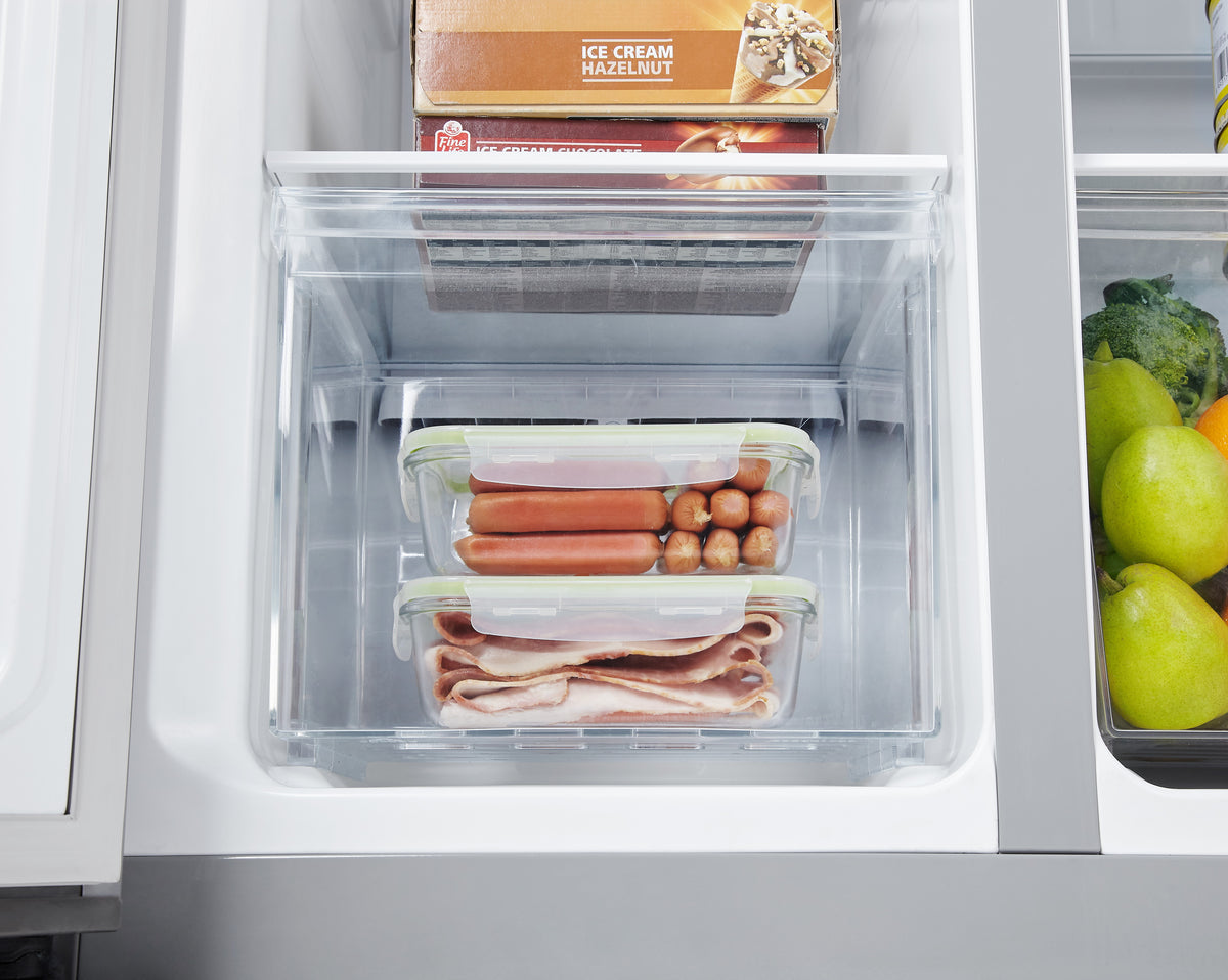 Refrigeradora Hisense RS3P428NEDA2 | Side by Side | 15.6 ft³ | Silver | Inverter