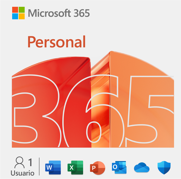 Microsoft 365 Personal | 12 meses | 1 usuario