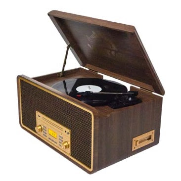 Tornamesa Victor Monument VWRP-5000 | 8 en 1 | CD | Cassette | Radio FM | Bluetooth