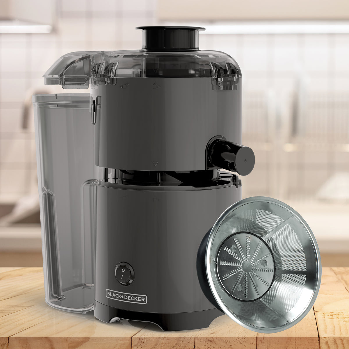 Extractor de Jugos Black Decker JE2500B | 400W | Color Gris