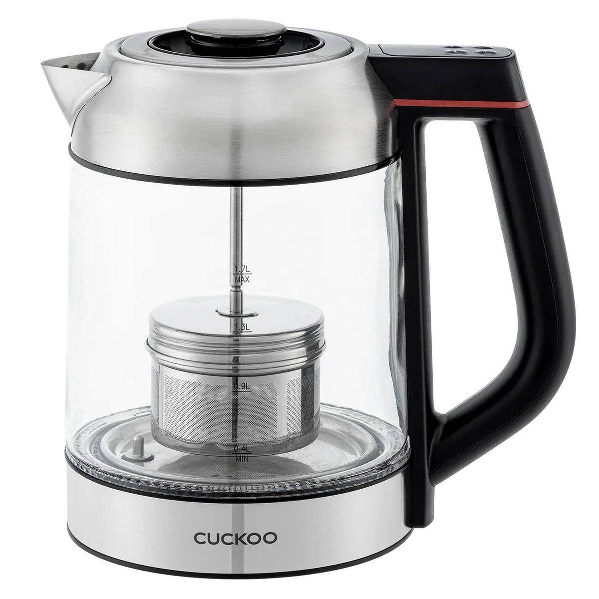 Tetera de Vidrio CUCKOO CK-G170BS | Con Infusor