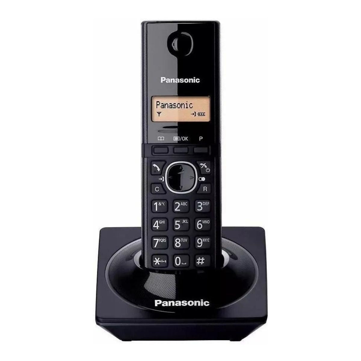 Teléfono Inalámbrico Panasonic DECT KX-TG1711LAB | 1.25&quot; | Color Negro