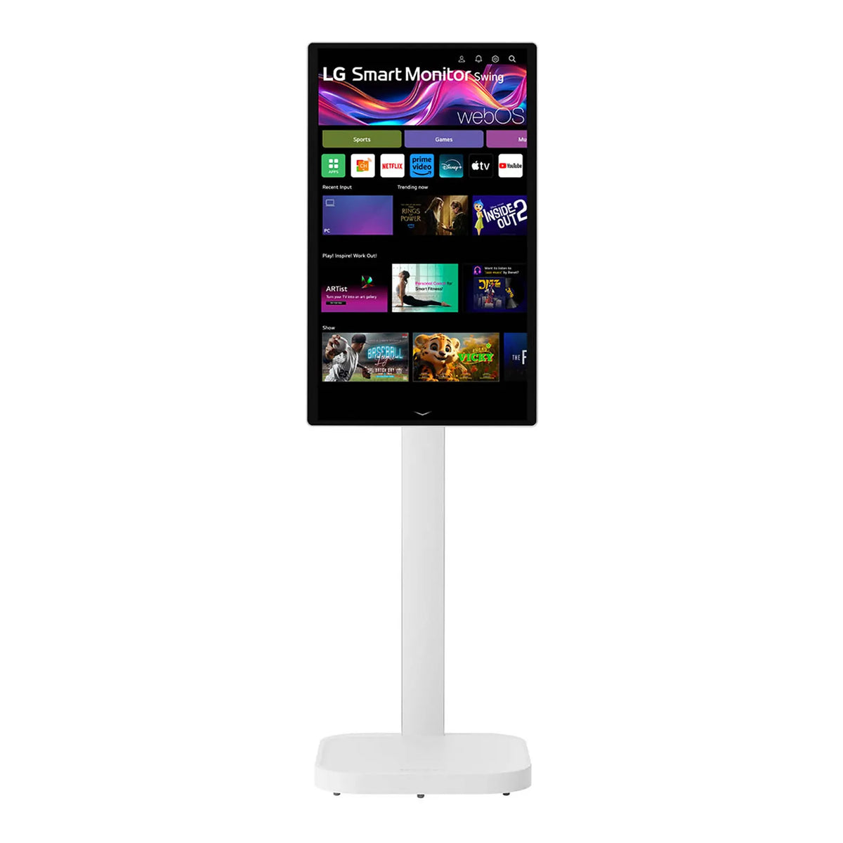[PREVENTA] Monitor Smart LG Swing | 31.5&quot; | 4K | Táctil | WebOS | Bluetooth | USB-C | Wi-Fi | HDMI