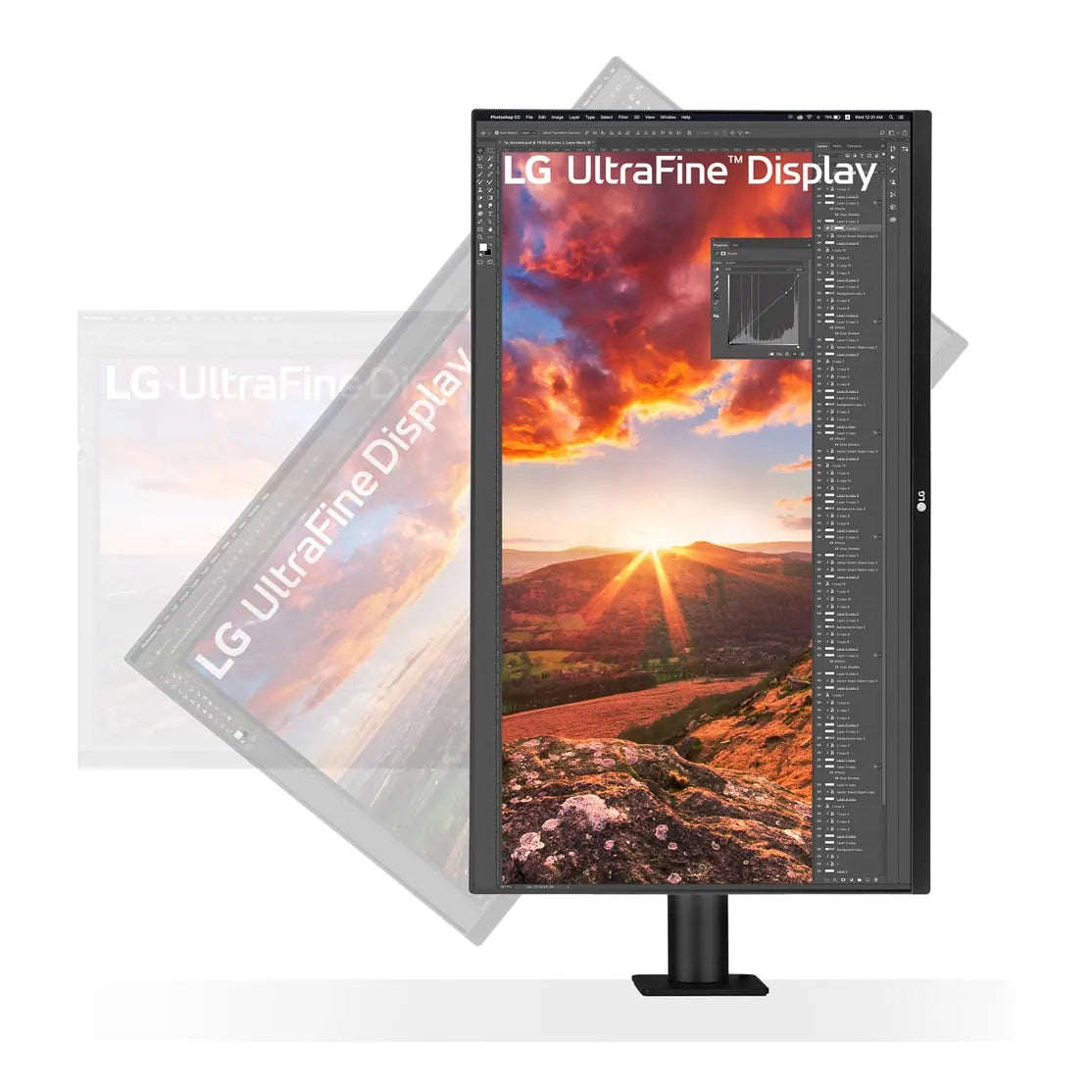 Monitor LG UltraFine Ergo 32UN880K | 32" | 3840x2160 | 60Hz | HDR10 | USB-C | HDMI | DisplayPort