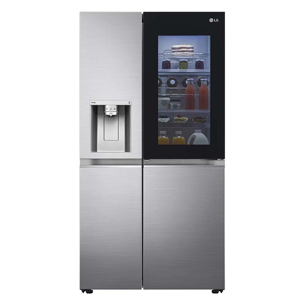 Refrigeradora LG LS66SXNC | 22 pies cúbicos | InstaView | Side by Side | Dispensador | Color Plateado
